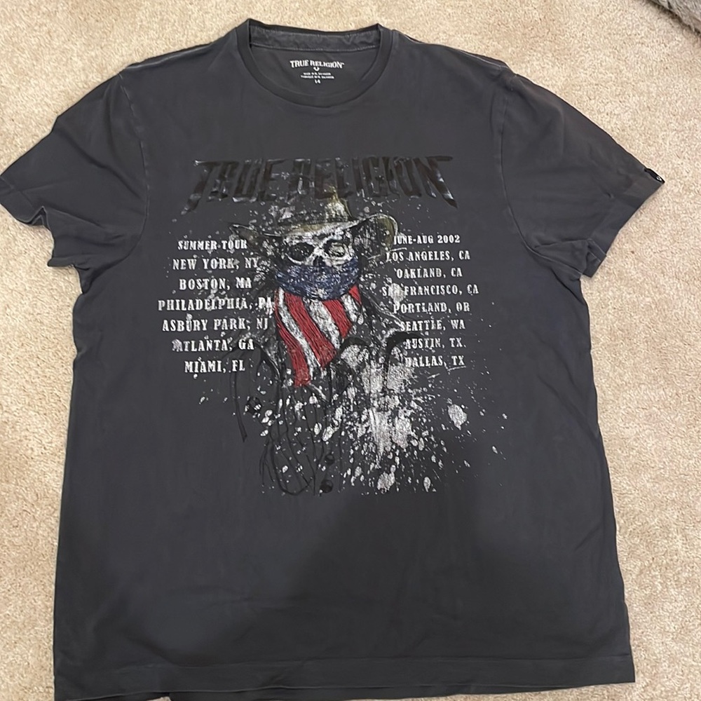 True religion men’s tshirt, large size